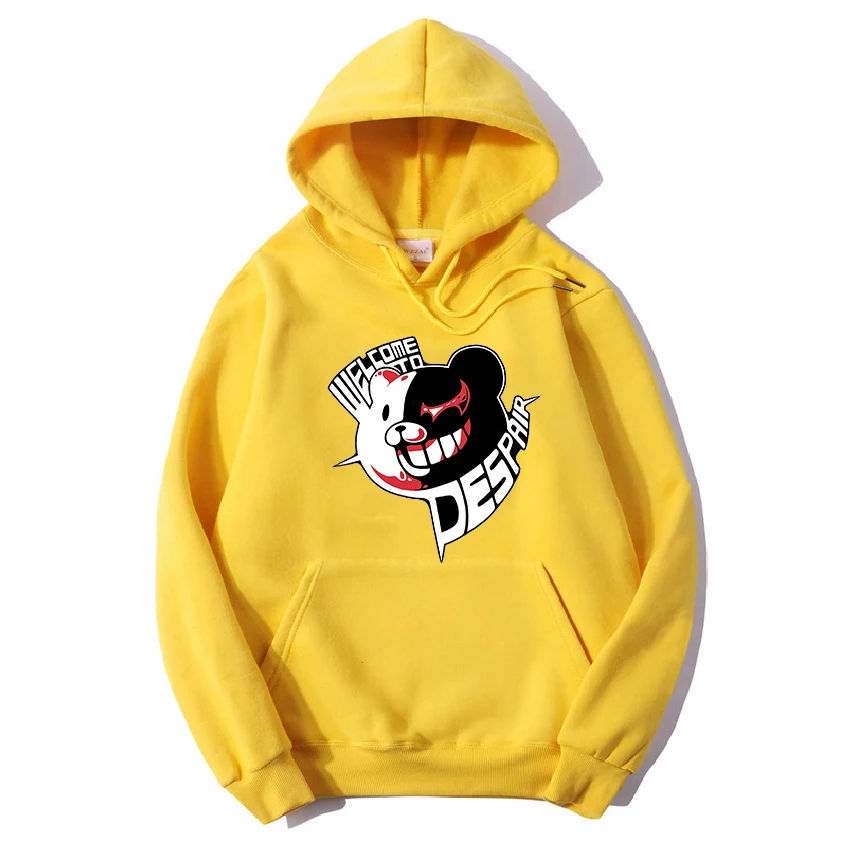 Monokuma - Danganronpa Hoodie Streetwear Sweatshirt Women Welcome to Despair Letter Print Fleece Winter Hoodies Hip Hop Hoody
Monokuma - Danganronpa Hoodie Streetwear Sweatshirt Women Welcome to Despair Letter Print Fleece Winter Hoodies Hip Hop Hoody