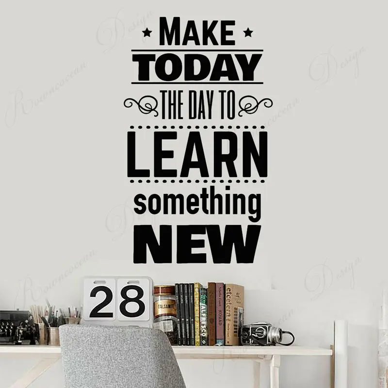 Motivation Phrase Words Poster Learn School Wall Stickers Vinyl Art Interior Home Decor Reading Room School Decals Murals 4334
Motivation Phrase Words Poster Learn School Wall Stickers Vinyl Art Interior Home Decor Reading Room School Decals Murals 4334