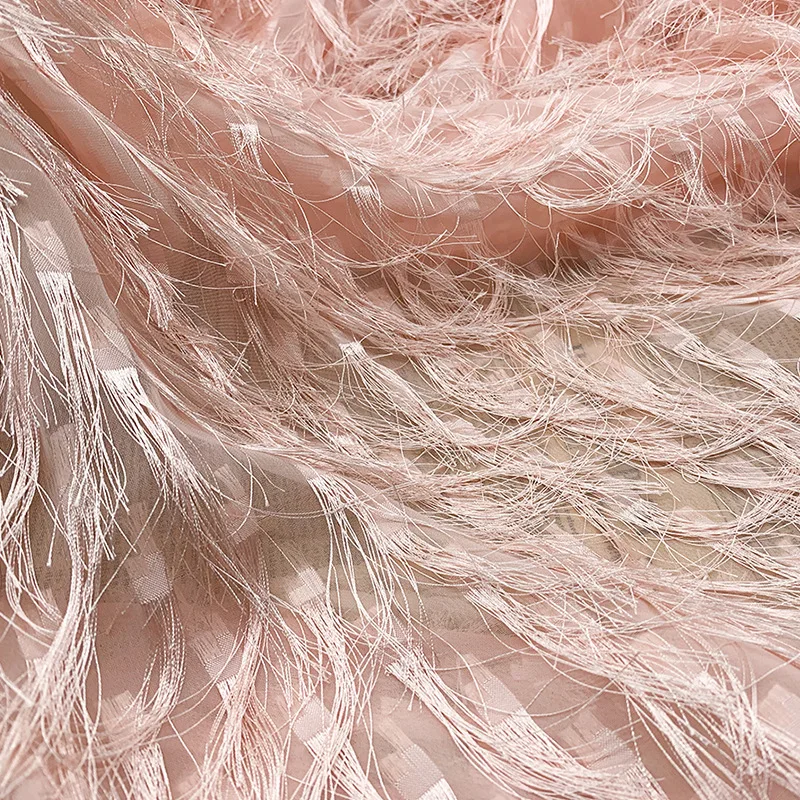 New chiffon tassel fabric jacquard fabric small fresh spring and summer shirt dress fabric
New chiffon tassel fabric jacquard fabric small fresh spring and summer shirt dress fabric