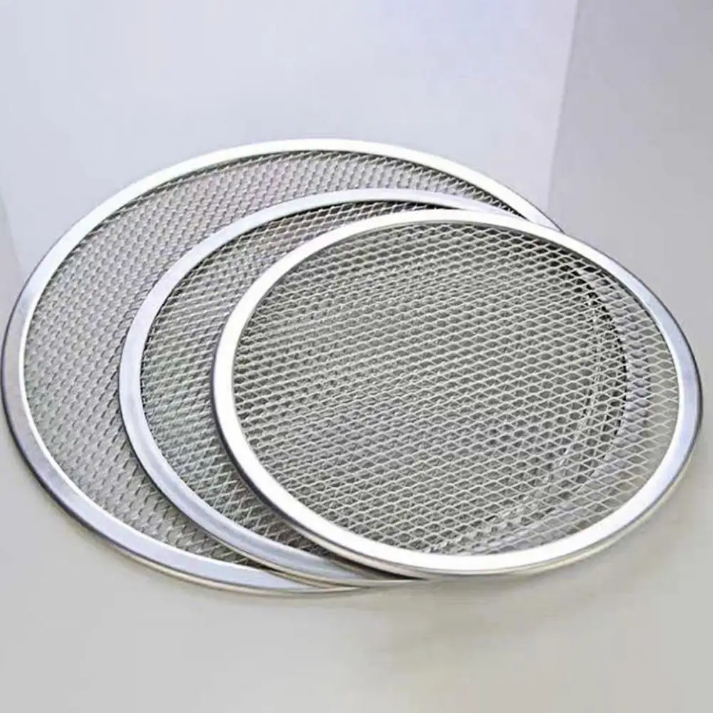 Pizza Baking Tray Multipurpose Food Grade Aluminum Alloy Round Baking Mesh Pan for Home
Pizza Baking Tray Multipurpose Food Grade Aluminum Alloy Round Baking Mesh Pan for Home
