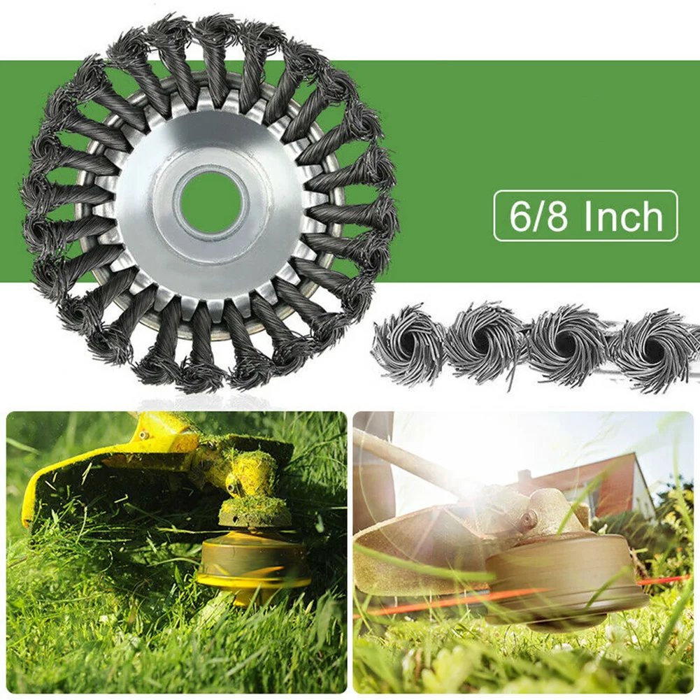 6"/8" Grass Trimmer Head Steel Wire Trimming Head Rusting Brush Cutter Mower Wire Weeding Head For Lawn Mower
6"/8" Grass Trimmer Head Steel Wire Trimming Head Rusting Brush Cutter Mower Wire Weeding Head For Lawn Mower