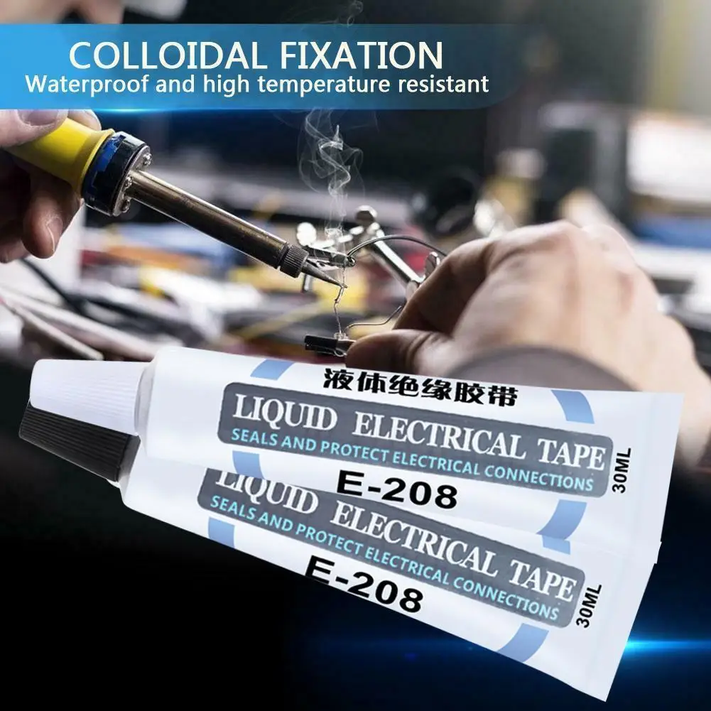 1 Oz 30gLiquid Tube Electrical Insulation Paste Waterproof Anti-UV Repair Glue Flame Retar High Temperature Dry Data Cable R4O0
1 Oz 30gLiquid Tube Electrical Insulation Paste Waterproof Anti-UV Repair Glue Flame Retar High Temperature Dry Data Cable R4O0