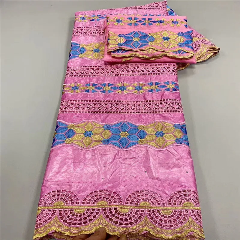 African bazin riche fabric with brode Latest fashion embroidery bazin lace fabric with net lace 5+2 yards 3L052102
African bazin riche fabric with brode Latest fashion embroidery bazin lace fabric with net lace 5+2 yards 3L052102