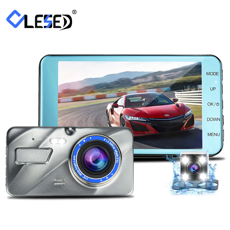 A4.0" IPS Dual Lens Car DVR Auto Camera Cars Dvrs Dash Cam Camcorder FHD1080P Recorder Video Registrator Carcam Vehicle dash cam |