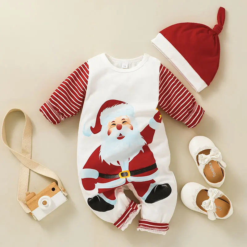 2021 Baby New Christmas Long-sleeved Jumpsuit Cute Autumn Winter Santa Romper Outdoor Warm Babys Rompers Children's Clothing
2021 Baby New Christmas Long-sleeved Jumpsuit Cute Autumn Winter Santa Romper Outdoor Warm Babys Rompers Children's Clothing