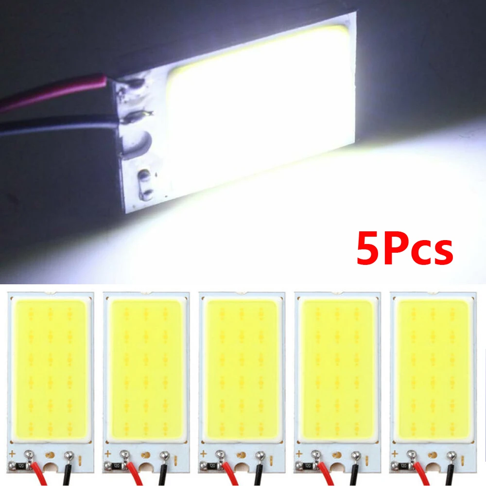 5pcs Car Dome Lights Car Interior Reading Lamps COB Signal Bulbs 18LED Panel Lights T10 Festoon 12V White Bulbs Auto Accessories
5pcs Car Dome Lights Car Interior Reading Lamps COB Signal Bulbs 18LED Panel Lights T10 Festoon 12V White Bulbs Auto Accessories