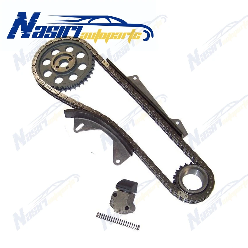 Комплект цепи ГРМ двигателя для Nissan Datsun 200SX Pick Up 720 2.0L 2.2L Z20, Z20E Z22E (Двухрядная цепь)
Комплект цепи ГРМ двигателя для Nissan Datsun 200SX Pick Up 720 2.0L 2.2L Z20, Z20E Z22E (Двухрядная цепь)