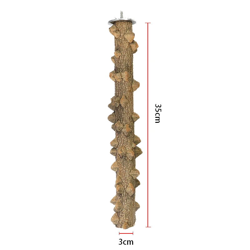 2pcs Wood Bird Perch Stand for Cage Wooden Prickly Parrot Perch Paw Grinding Climbing Standing Stick Exercise Toy for Budgies
2pcs Wood Bird Perch Stand for Cage Wooden Prickly Parrot Perch Paw Grinding Climbing Standing Stick Exercise Toy for Budgies