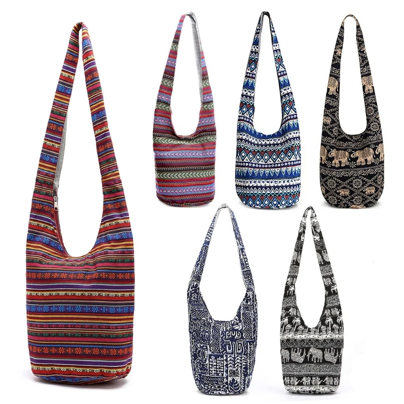 Women Hippie Shoulder Bags Travel Bag Large Purses Ethnic Tote Canvas Cotton cloth Handbag Black Blue Green for girlfriend wife
Women Hippie Shoulder Bags Travel Bag Large Purses Ethnic Tote Canvas Cotton cloth Handbag Black Blue Green for girlfriend wife