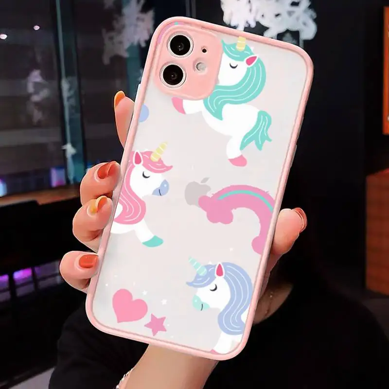 rainbow pink unicorn Phone Case matte transparent For iphone 7 8 11 12 plus mini x xs xr pro max cover
rainbow pink unicorn Phone Case matte transparent For iphone 7 8 11 12 plus mini x xs xr pro max cover