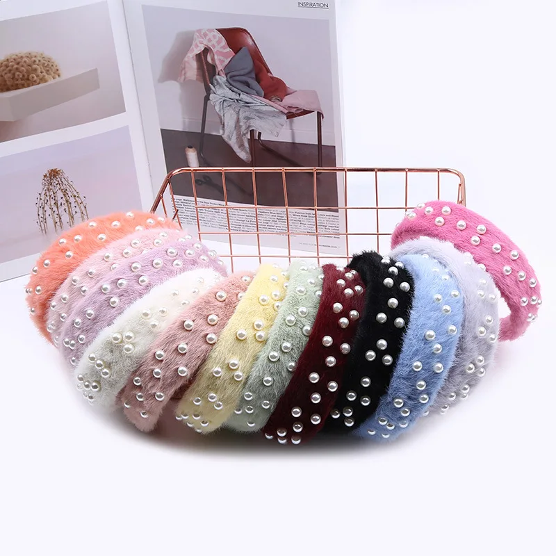 Pearl Plush Hair Accessories Hairbands Braided Headband Hair Hoop Fashion Hair Bands Headdress
Pearl Plush Hair Accessories Hairbands Braided Headband Hair Hoop Fashion Hair Bands Headdress