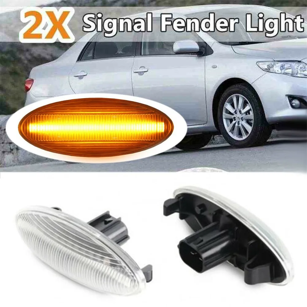 2pcs Side Marker Lamp LED Side Indicator Light For TOYOTA YARIS AURIS COROLLA RAV4 81730-02080 81730-0D060 91730-0D060
2pcs Side Marker Lamp LED Side Indicator Light For TOYOTA YARIS AURIS COROLLA RAV4 81730-02080 81730-0D060 91730-0D060