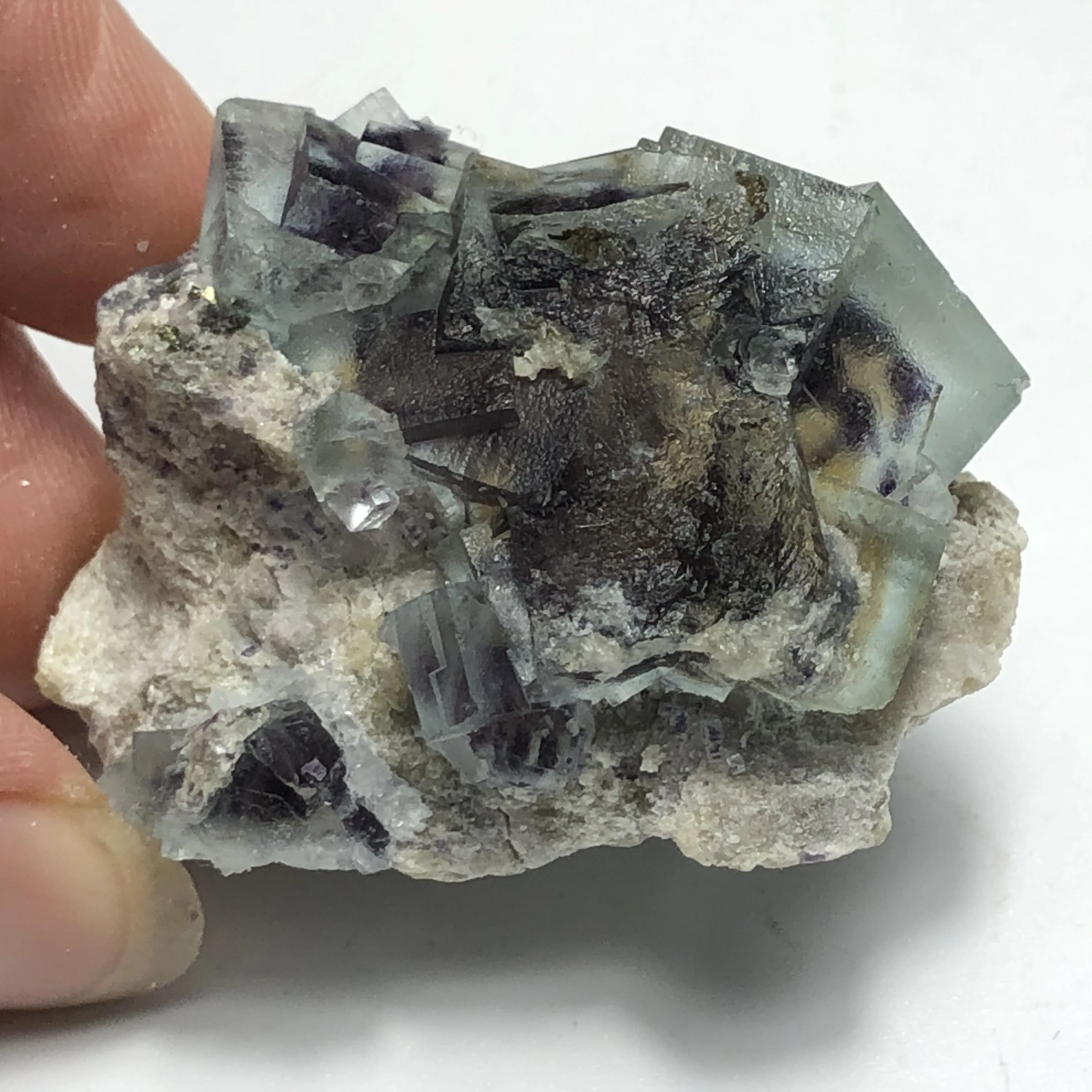 

27.6gNatural purple fluorite mineral stone home decoration crystal aura meditation healing teaching CRYSTAL QUARTZ GEM
