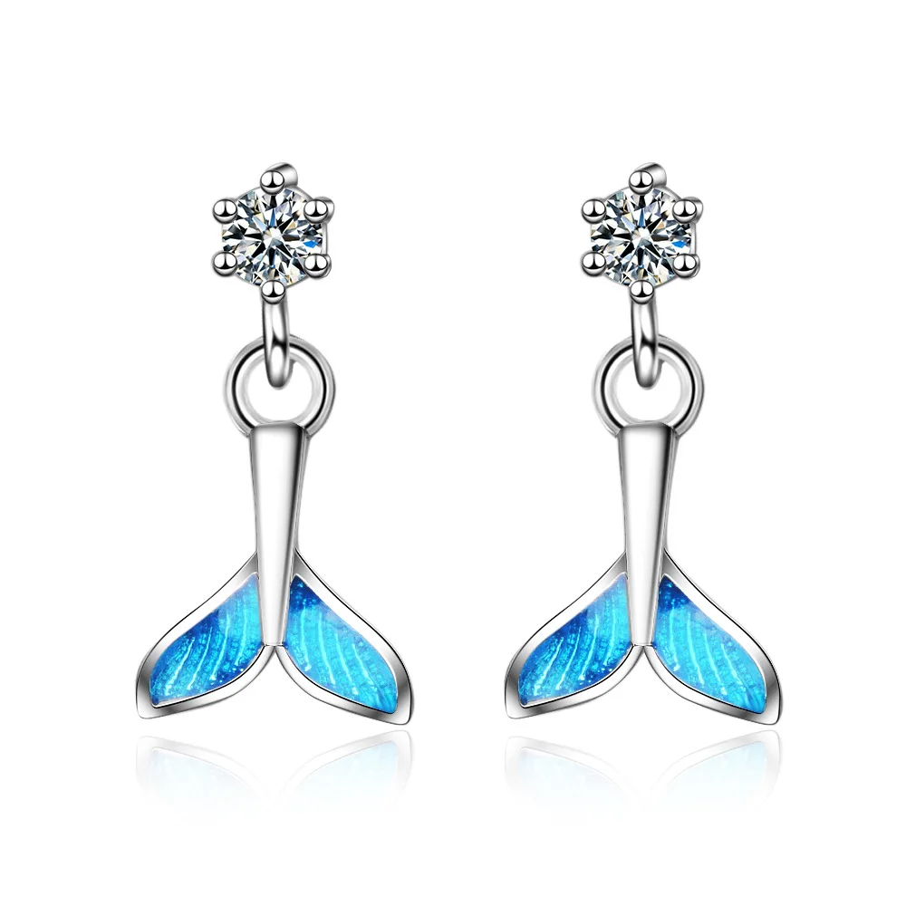 100% 925 Sterling Silver Elegant Mermaid Tail Ladies Stud Earrings Promotion Jewelry Women Valentine's Day Gift 2020 New Arrival
100% 925 Sterling Silver Elegant Mermaid Tail Ladies Stud Earrings Promotion Jewelry Women Valentine's Day Gift 2020 New Arrival