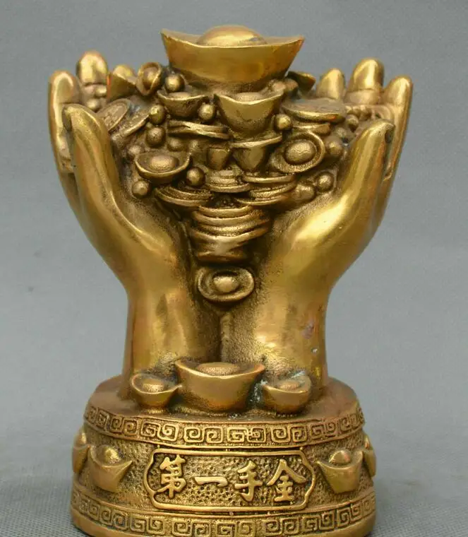 Chinese fengshui bronze carve first Hand gold yuanbao money coin wealth statue
Chinese fengshui bronze carve first Hand gold yuanbao money coin wealth statue
