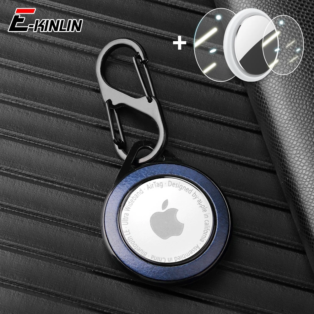 For Apple Airtags Lichi Pattern Hard Protective Sleeve Locator Tracker Anti-lost Keychain Leather Case Cover With Hydrogel Film
For Apple Airtags Lichi Pattern Hard Protective Sleeve Locator Tracker Anti-lost Keychain Leather Case Cover With Hydrogel Film