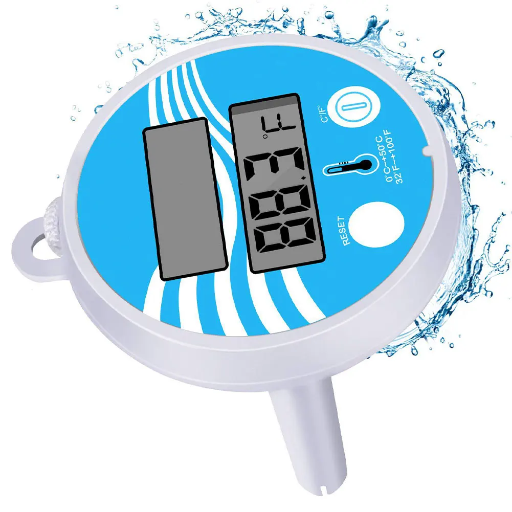Solar Practical Swimming Pool Floating Thermometer Multi-Functional Durable Spa Hot Tub Ponds Temperature Measuring Meter
Solar Practical Swimming Pool Floating Thermometer Multi-Functional Durable Spa Hot Tub Ponds Temperature Measuring Meter