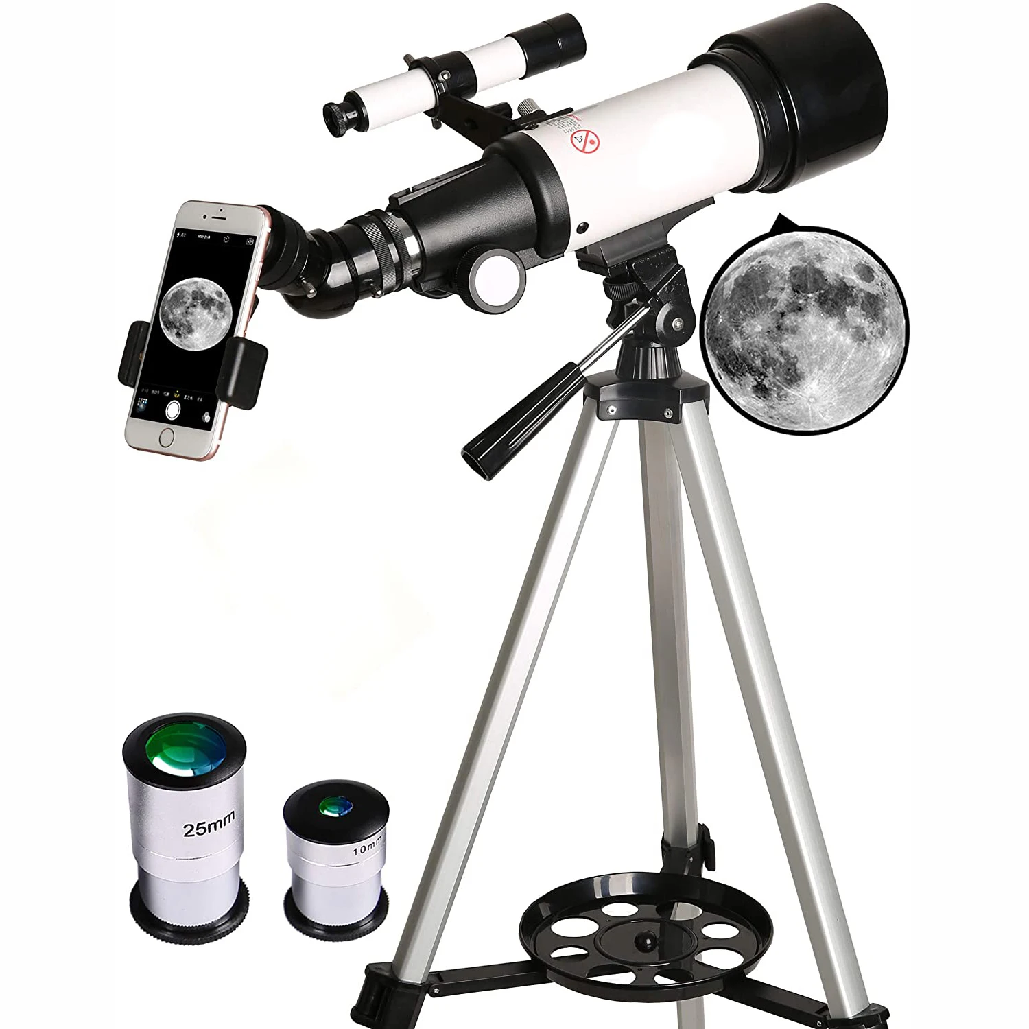Telescopes 70mm Aperture Astronomical Mount Children Fully Multi-Coated Optics Astronomy Refractor Tripod Phone Adapter Backpack
Telescopes 70mm Aperture Astronomical Mount Children Fully Multi-Coated Optics Astronomy Refractor Tripod Phone Adapter Backpack