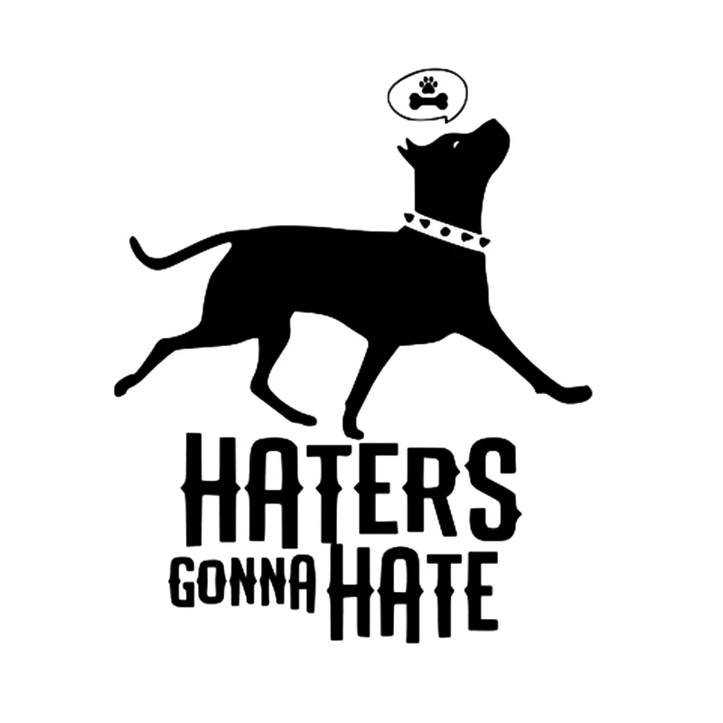 16*13.3cm Haters Gonna Hate with Pitbull Sticker Vinyl Funny Personality Stickers Car Sticker Car Accessories
16*13.3cm Haters Gonna Hate with Pitbull Sticker Vinyl Funny Personality Stickers Car Sticker Car Accessories
