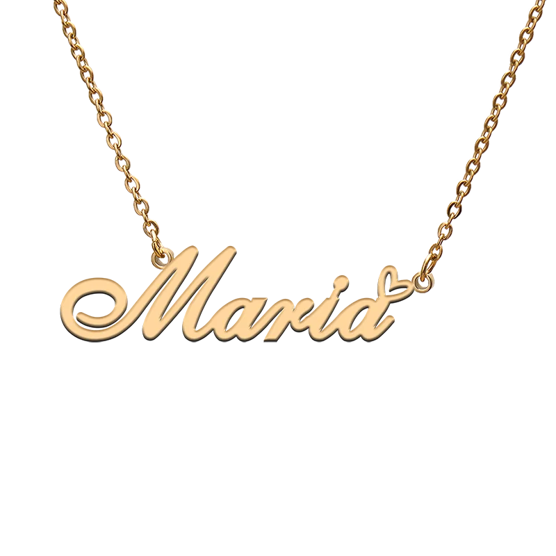 God with Love Heart Personalized Character Necklace with Name Maria for Best Friend Jewelry Gift
God with Love Heart Personalized Character Necklace with Name Maria for Best Friend Jewelry Gift