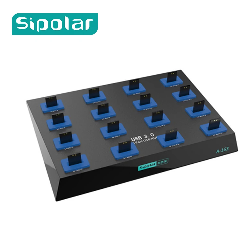 Sipolar Лучший настольный 16 портов USB 3 0 Дубликатор концентратор флеш накопитель