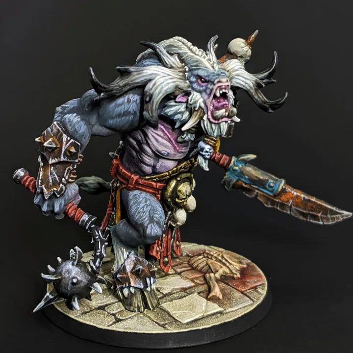 38mm 56mm Resin Model Minotaur Boss Beast Lord Warrior Figure Unpainted DW-048 
38mm 56mm Resin Model Minotaur Boss Beast Lord Warrior Figure Unpainted DW-048