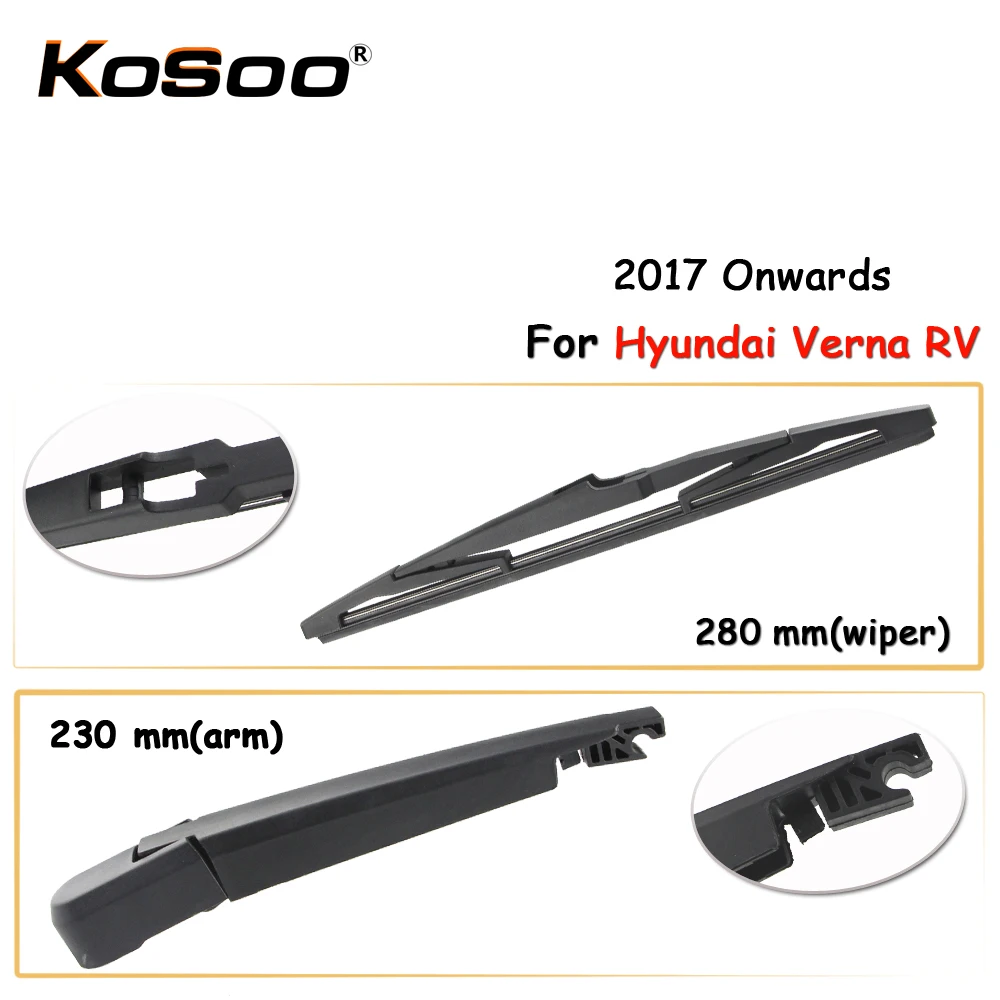 KOSOO Авто Задняя щетка автомобильного стеклоочистителя для hyundai Verna RV, 280 мм 2017 года заднего стекла стеклоочистителей, автомобильные аксессуа...
KOSOO Авто Задняя щетка автомобильного стеклоочистителя для hyundai Verna RV, 280 мм 2017 года заднего стекла стеклоочистителей, автомобильные аксессуа...