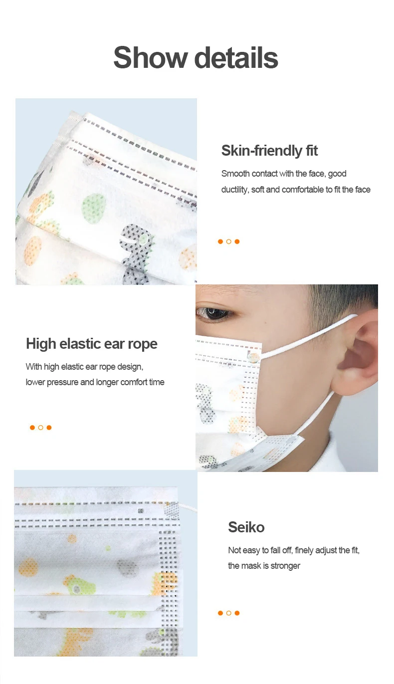 50pcs Mask Disposable 3 Layer Nonwove Ply Filter Melt Blown Cloth Mouth Face Mask Student Baby Mask Child
50pcs Mask Disposable 3 Layer Nonwove Ply Filter Melt Blown Cloth Mouth Face Mask Student Baby Mask Child