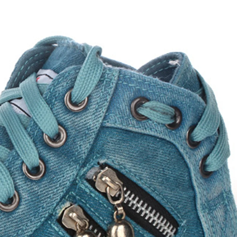 Vulcanize Shoes Women Canvas Chic High Top Denim Leisure Footwear Womens All-match Flat Zipper Walkin Korean Ladies Breathable
Vulcanize Shoes Women Canvas Chic High Top Denim Leisure Footwear Womens All-match Flat Zipper Walkin Korean Ladies Breathable