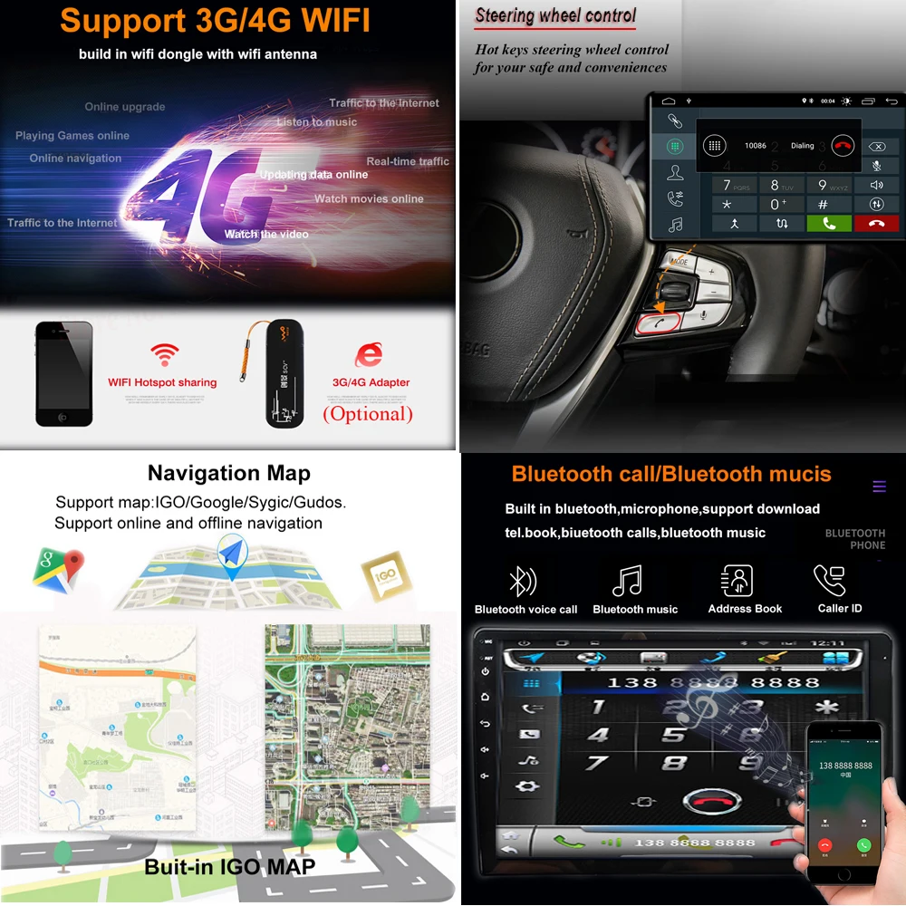 Автомобильный мультимедийный плеер 6 + 128 ГБ Android 11 радио навигация для Mercedes Benz GL ML