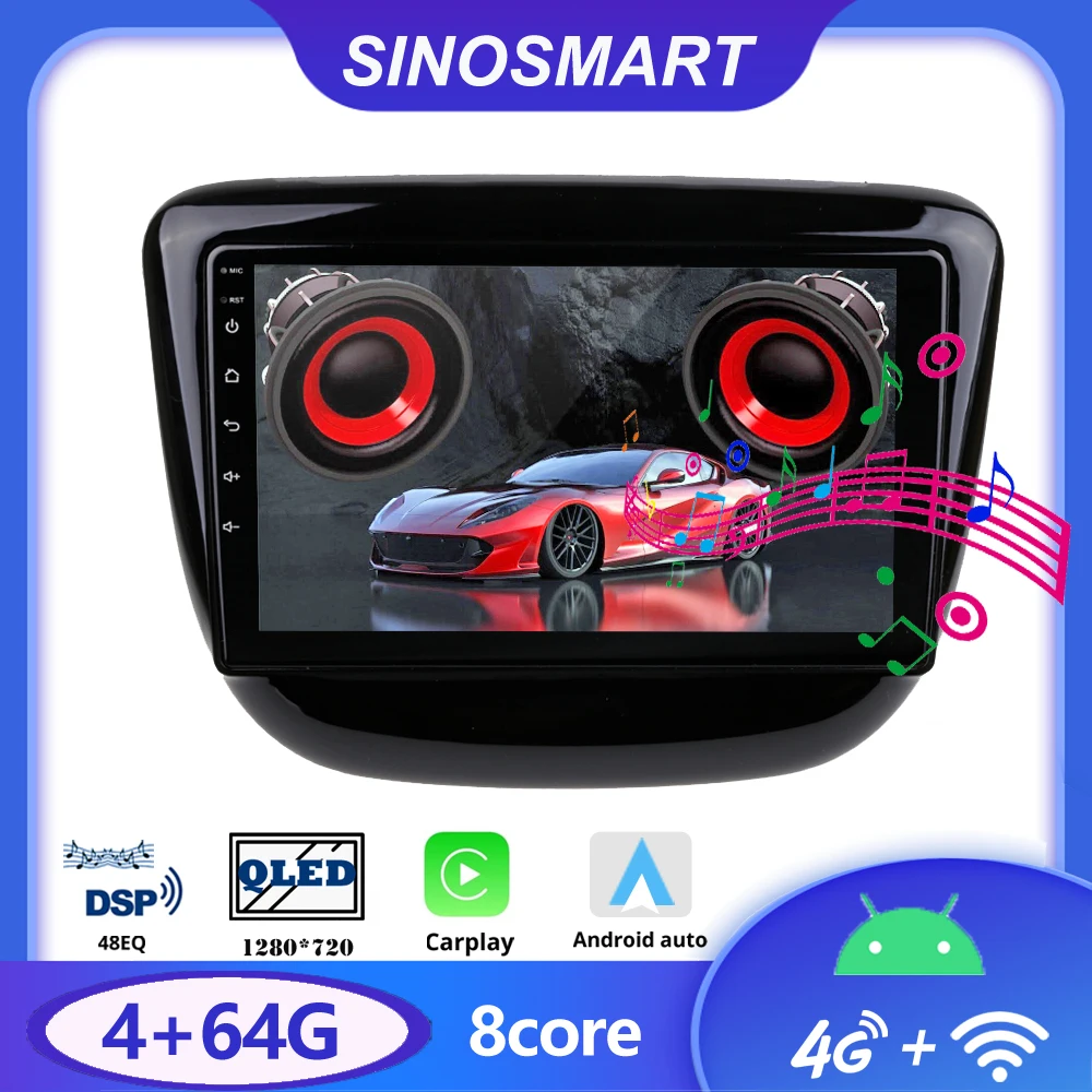 SINOSMART Car GPS Navigation Player for Chevrolet Cavalier Trax 2016-2019 48EQ DSP 8 Core
SINOSMART Car GPS Navigation Player for Chevrolet Cavalier Trax 2016-2019 48EQ DSP 8 Core
