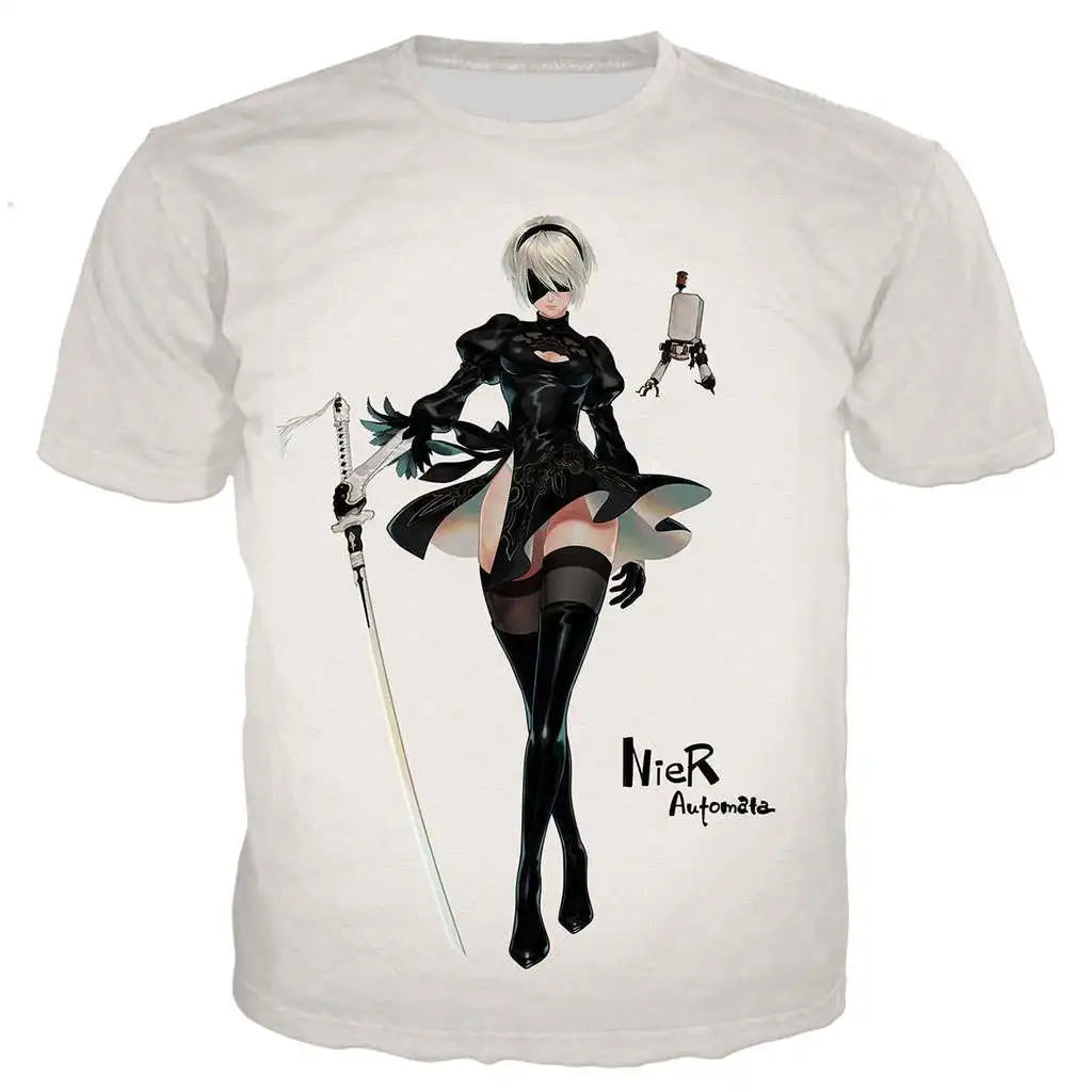 2021 New Anime cool men T-shirt women Nier Automata 3D printed short sleeve t-shirts Harajuku style oversized t-shirt
2021 New Anime cool men T-shirt women Nier Automata 3D printed short sleeve t-shirts Harajuku style oversized t-shirt