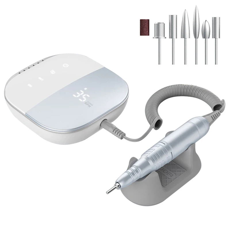 Brand new electric 35000 RPM nail polisher, LED display low noise nail tool, suitable for nail file nail polisher
Brand new electric 35000 RPM nail polisher, LED display low noise nail tool, suitable for nail file nail polisher