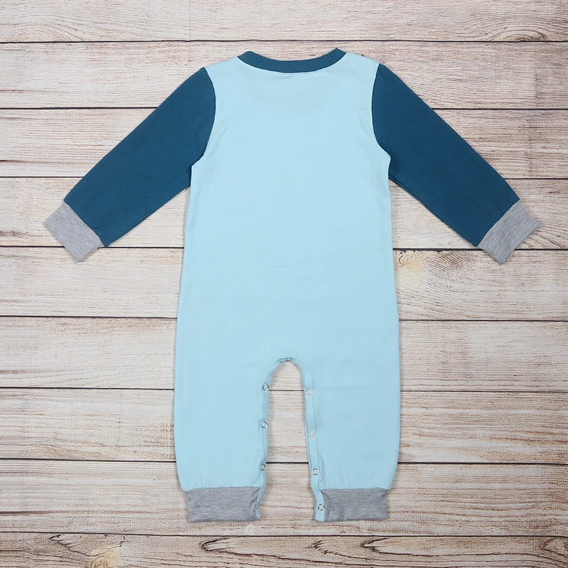 New Fashion Boutique Girls Autumn And Winter Blue Black And White Striped Long Sleeve Stay Wild Font Print Pattern Baby Romper
New Fashion Boutique Girls Autumn And Winter Blue Black And White Striped Long Sleeve Stay Wild Font Print Pattern Baby Romper
