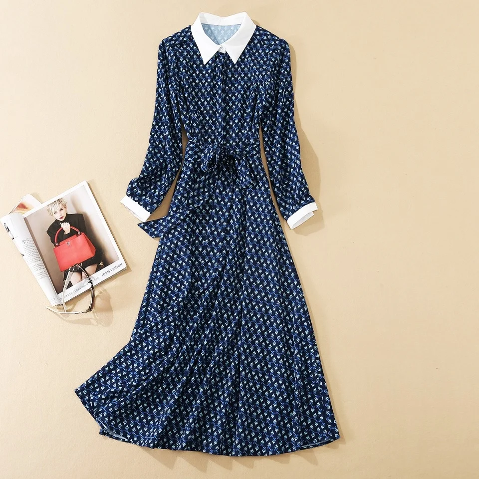 2021 Spring Lady High Street Fashion Vintage Ethnic Printed With Sashes Mid Calf Length Party Dress
2021 Spring Lady High Street Fashion Vintage Ethnic Printed With Sashes Mid Calf Length Party Dress