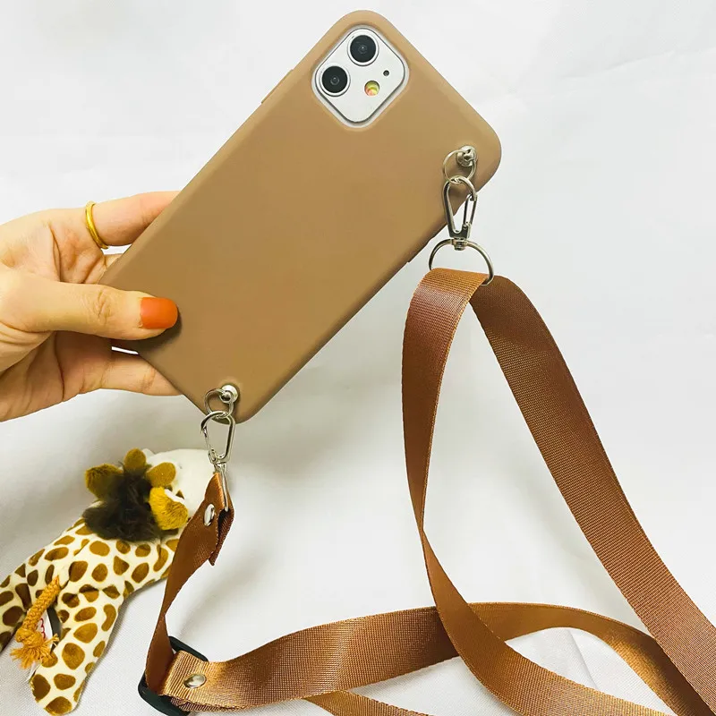 Morandi Plain Sling Phone Case For iPhone12 11Pro Max XR Xs 78plus 6s SE2020 Strap Lanyard Body Cover Full Shell Protection
Morandi Plain Sling Phone Case For iPhone12 11Pro Max XR Xs 78plus 6s SE2020 Strap Lanyard Body Cover Full Shell Protection