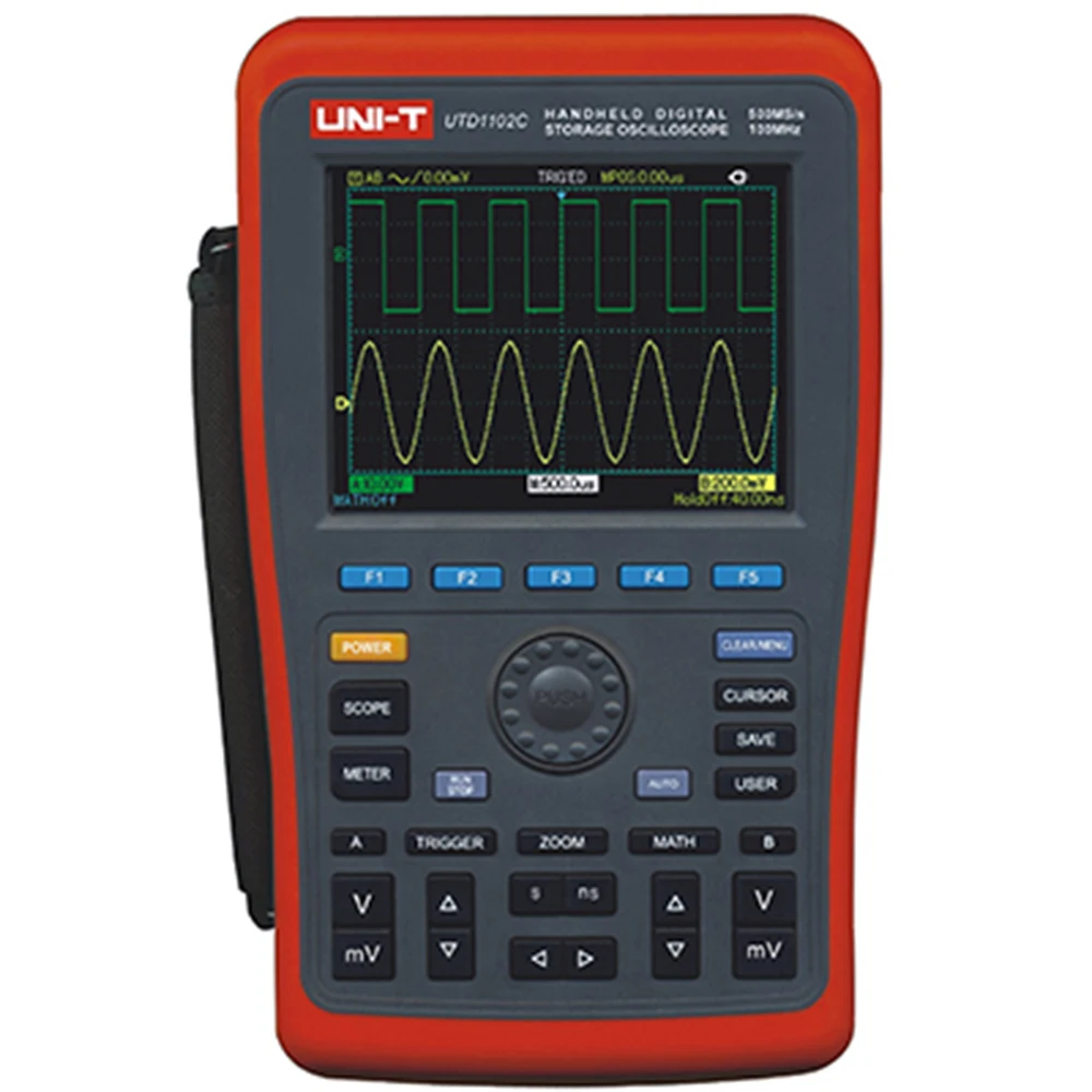UNI-T UTD1062C Handheld Digital Storage Oscilloscope Automatic Waveform Status Setting Waveform Recording Storage and Playback 
UNI-T UTD1062C Handheld Digital Storage Oscilloscope Automatic Waveform Status Setting Waveform Recording Storage and Playback