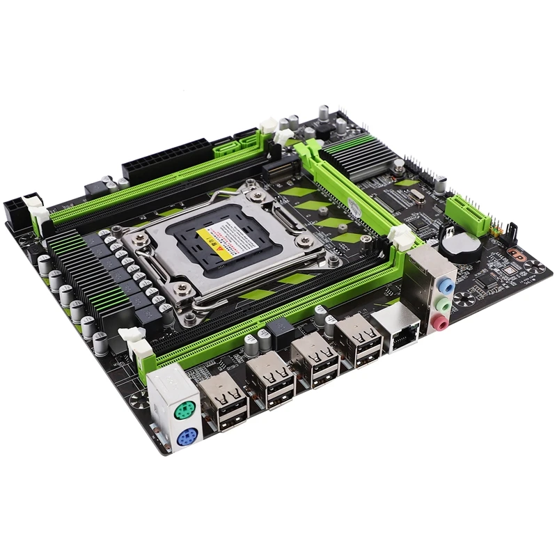 Материнская плата X79 LGA 2011 4 x DDR3 двухканальная память 64 ГБ SATA 3 0 PCI-E 8 USB для
