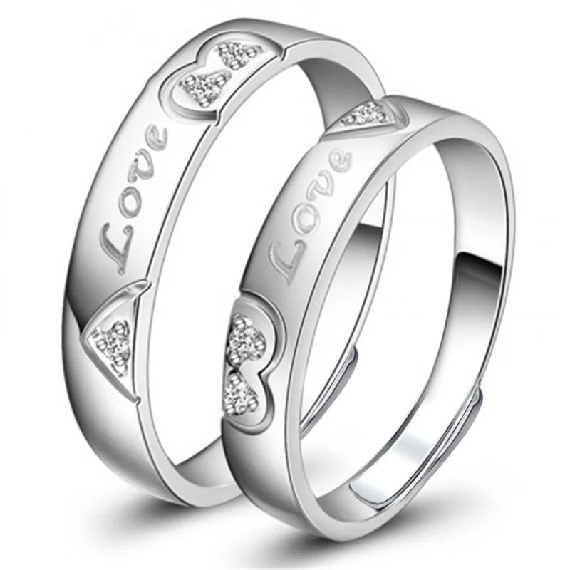 Mifeiya 1 PC Fashion Couple Lovers Open Ring Lettering "Love" Crystal Zircon Adjustable Ring for Women Men Party Valentine's Day
Mifeiya 1 PC Fashion Couple Lovers Open Ring Lettering "Love" Crystal Zircon Adjustable Ring for Women Men Party Valentine's Day