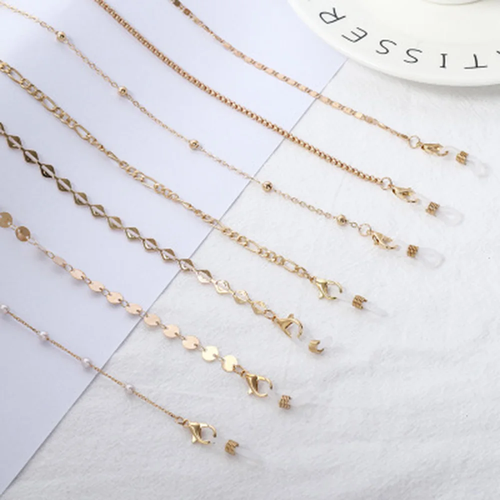70cm Glass Chain Face Mask Chain Necklace Strap Non-slip Eyeglass Holder Cord Neck Sunglass Strap Chain For Unisex
70cm Glass Chain Face Mask Chain Necklace Strap Non-slip Eyeglass Holder Cord Neck Sunglass Strap Chain For Unisex