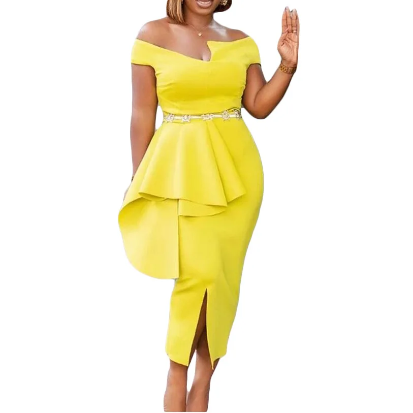 Office Dresses For Ladies 2021 Formal Classy High Waist Casual Robe Femme Work Pencil Slim Tunic Package Hip Ruffle Party Gown
Office Dresses For Ladies 2021 Formal Classy High Waist Casual Robe Femme Work Pencil Slim Tunic Package Hip Ruffle Party Gown