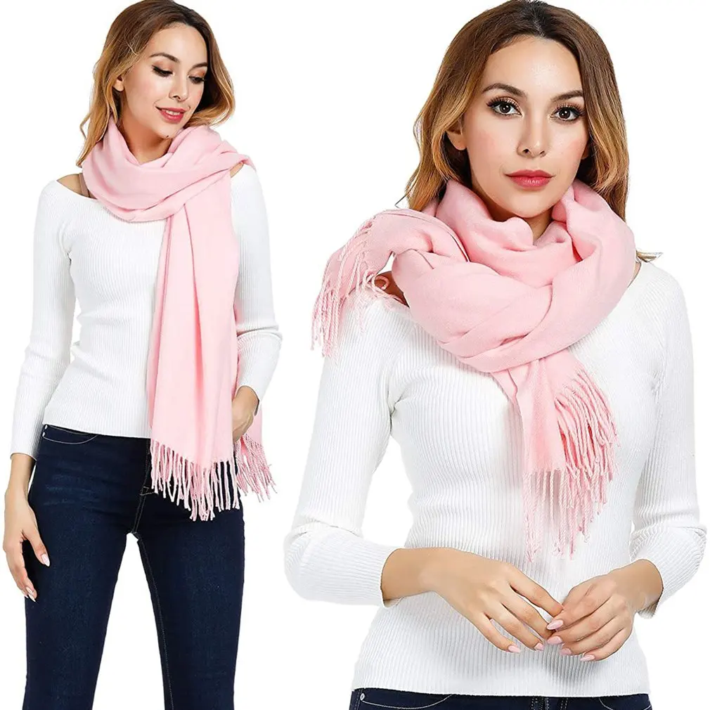 Cashmere Scarf Women Winter Shawl Pashmina Shawl Wraps Soft Warm Blanket Scarves foulard femme grey black khaki pink
Cashmere Scarf Women Winter Shawl Pashmina Shawl Wraps Soft Warm Blanket Scarves foulard femme grey black khaki pink