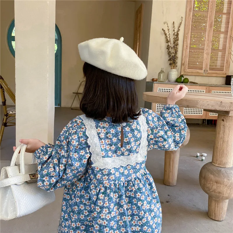 Children Clothes Girls Dress Autumn New Korean Style Long-Sleeved Floral Cotton Baby Girls Princess Dress
Children Clothes Girls Dress Autumn New Korean Style Long-Sleeved Floral Cotton Baby Girls Princess Dress