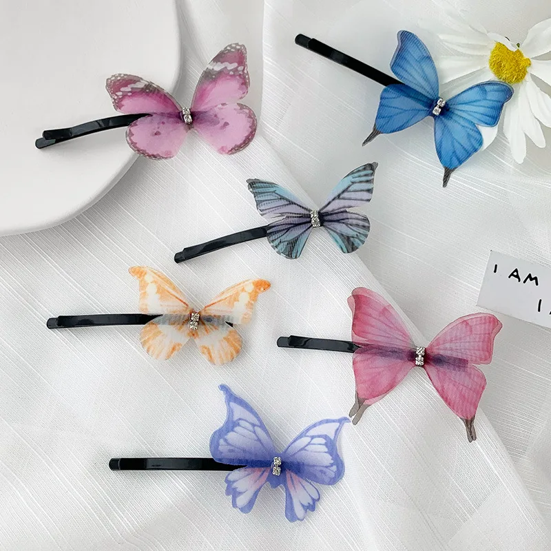 Girls Beautiful Colorful Simulation Butterfly Hair Clips Side Clip Sweet Hair Ornament Headband Hairpins Kids Hair Accessories
Girls Beautiful Colorful Simulation Butterfly Hair Clips Side Clip Sweet Hair Ornament Headband Hairpins Kids Hair Accessories