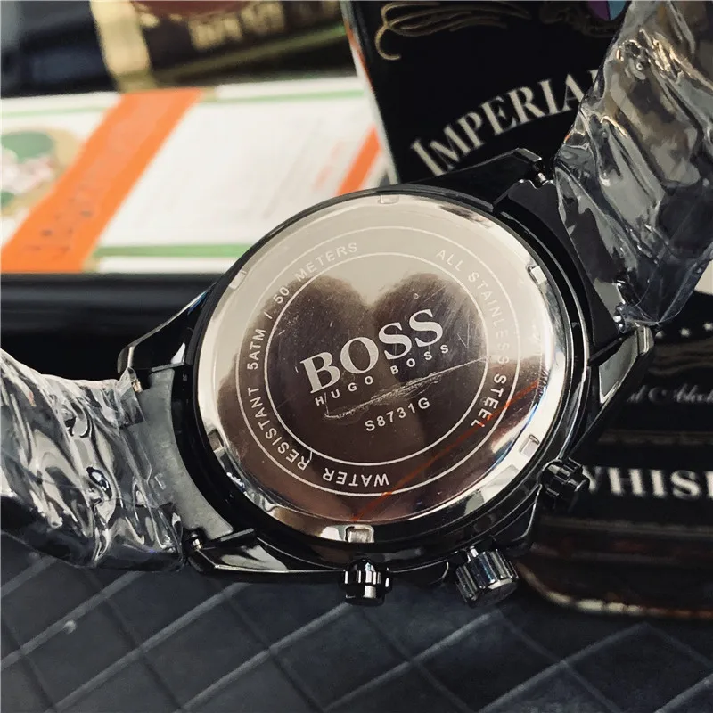 2021 luxury Brand watch mens boss watch quartz movement stainless steel strap all functional small dial work stopwatch relojes
2021 luxury Brand watch mens boss watch quartz movement stainless steel strap all functional small dial work stopwatch relojes