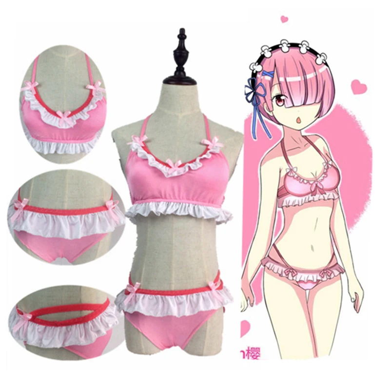 Anime Re:Life In A Different World From Zero Ram Rem Cosplay Swimsuit Underwear Sexy Girls Sukumizu Summer Underpants Full Set
Anime Re:Life In A Different World From Zero Ram Rem Cosplay Swimsuit Underwear Sexy Girls Sukumizu Summer Underpants Full Set