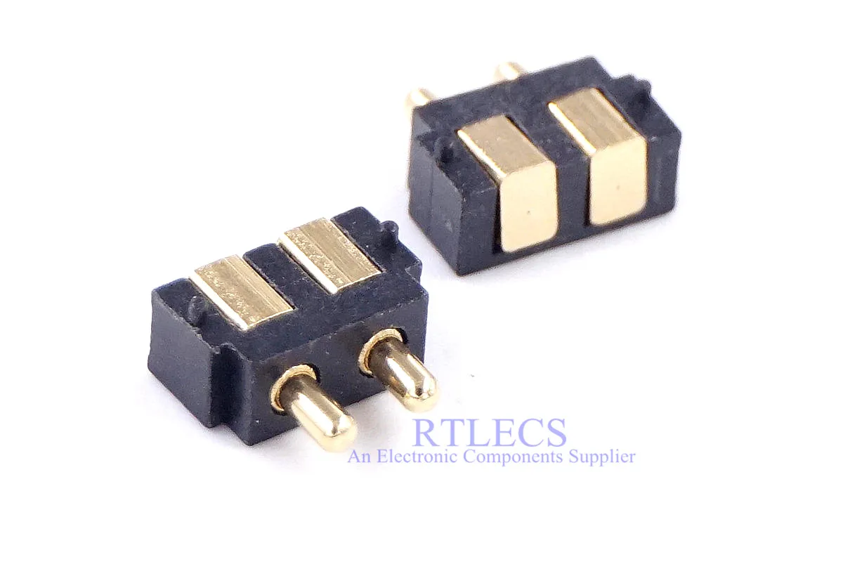 50 pcs SMT Spring-Loaded Pogo Pin Connector Strip 2 Pin 2.5 mm Grid 2 Position 5.5 mm Height PCB Right Angle Surface Mount
50 pcs SMT Spring-Loaded Pogo Pin Connector Strip 2 Pin 2.5 mm Grid 2 Position 5.5 mm Height PCB Right Angle Surface Mount