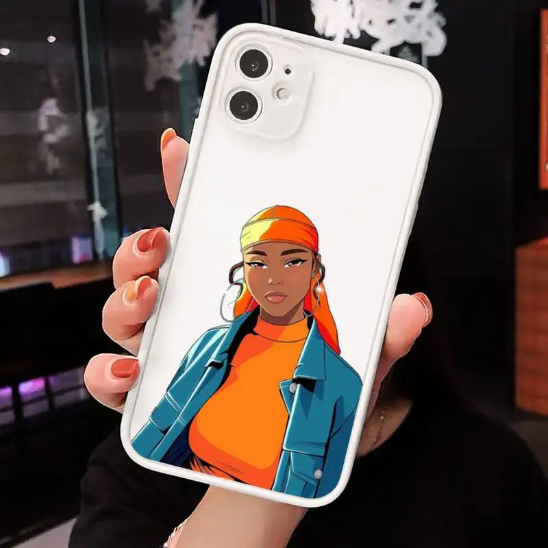 Afro Girls Black Women Art Phone Case Matte Transparent for iPhone 7 8 11 12 s mini pro X XS XR MAX Plus cover funda
Afro Girls Black Women Art Phone Case Matte Transparent for iPhone 7 8 11 12 s mini pro X XS XR MAX Plus cover funda