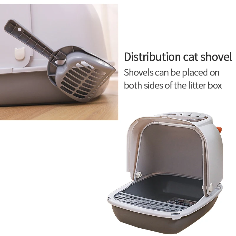 Cat Litter Box Fully Enclosed Cat Toilet Shit Basin Deodorant Splash-Proof Deodorant Cat Basin Shit Shovel Large Cat Supplies
Cat Litter Box Fully Enclosed Cat Toilet Shit Basin Deodorant Splash-Proof Deodorant Cat Basin Shit Shovel Large Cat Supplies