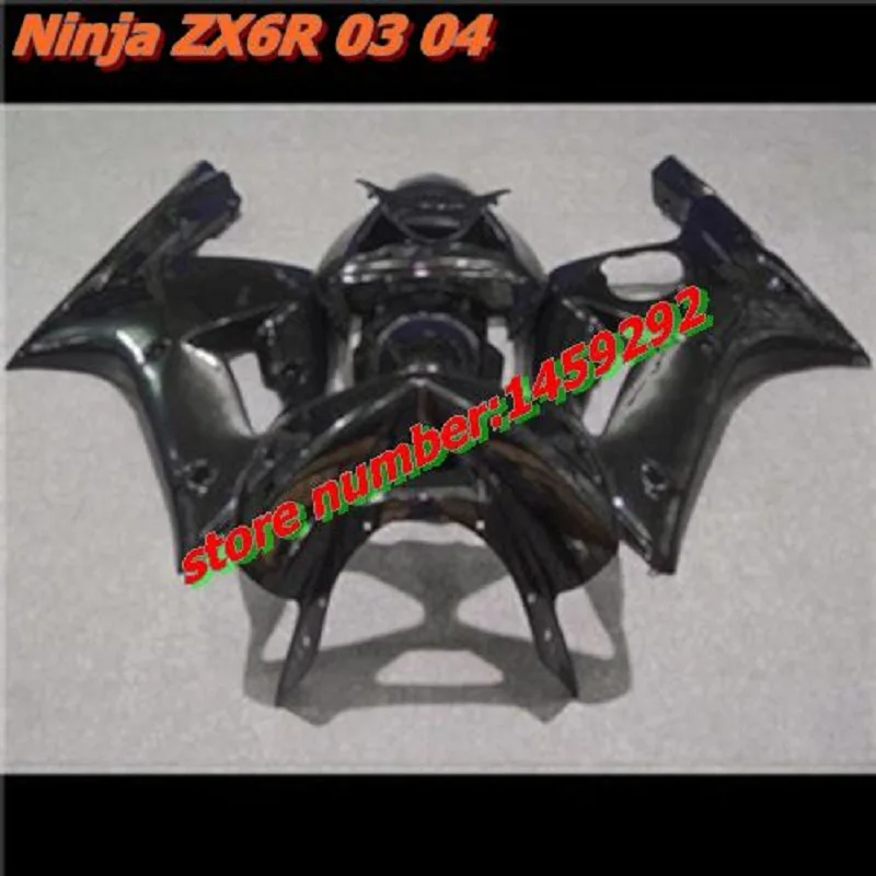 New Black ABS Injection Mold Full Fairings Kit Fit for kawasaki Ninja ZX6R 636 2003 2004 03 04 6R custom Free
New Black ABS Injection Mold Full Fairings Kit Fit for kawasaki Ninja ZX6R 636 2003 2004 03 04 6R custom Free